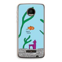 Aquarium: Motorola Moto Z Force Transparant Hoesje