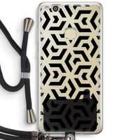 Crazy pattern: Huawei Ascend P10 Lite Transparant Hoesje met koord