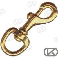 GS71309B - DRAAIBARE BRONZEN KARABIJNHAAK. 121MM (10 stuks)