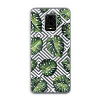 Geometrische jungle: Xiaomi Redmi Note 9 Pro Transparant Hoesje