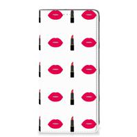 Samsung Galaxy A21s Hoesje met Magneet Lipstick Kiss