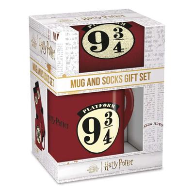 Harry Potter Mok en Sokken Gift box Platform 9 3/4