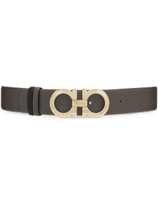 Ferragamo ceinture réversible à boucle Gancini - Gris