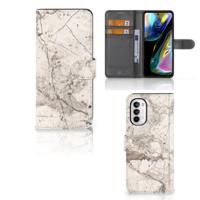 Motorola Moto G52 | Moto G82 | Bookcase | Marmer Beige