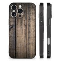 iPhone 16 Pro Houten Print Telefoonhoesje Steigerhout