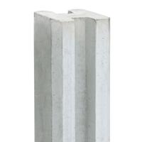 Berton sleufpaal Reest wit/grijs eindmodel 244 cm Tuindeco - Tuindeco