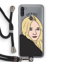 Ashley: Samsung Galaxy A11 Transparant Hoesje met koord