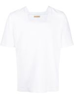 ROMEO HUNTE t-shirt Terry à encolure carrée - Blanc
