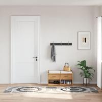 VidaXL Vloerkleed wasbaar anti-slip 80x300 cm meerkleurig