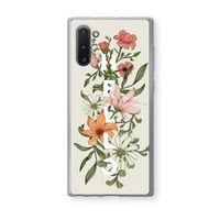 Hello bloemen: Samsung Galaxy Note 10 Transparant Hoesje