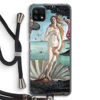 Birth Of Venus: Samsung Galaxy A22 5G Transparant Hoesje met koord