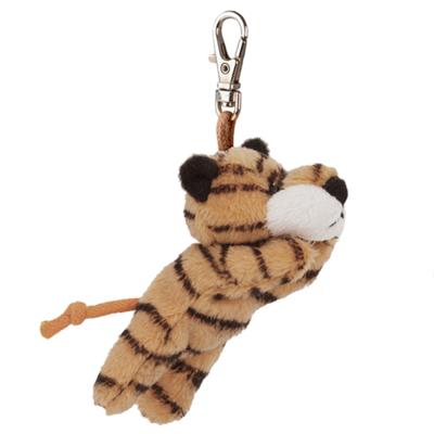 Nature planet Sleutelhanger pluche Tijger - knuffel sleutelhanger - 6 cm - cadeau knuffel Nature planet Sleutelhanger pluche Tijger - knuffel sleutelhanger - 6 cm - cadeau knuffel