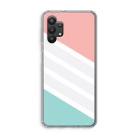 Strepen pastel: Samsung Galaxy A32 5G Transparant Hoesje