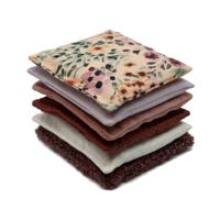 Little Botanic label Sensorische pittenzakjes 6 stuks Rouge