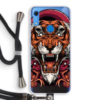 Tiger and Rattlesnakes: Huawei Y6s Transparant Hoesje met koord