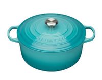 LE CREUSET - Signature - Braadpan rond 20cm 2,40l Caribbean Blue