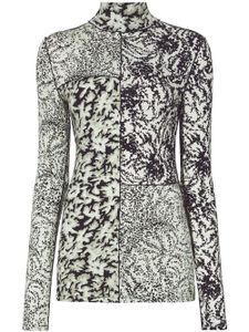 Proenza Schouler White Label haut froncé à fleurs - Tons neutres