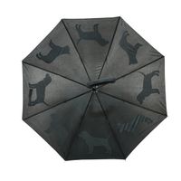 Esschert Design paraplu Hond 105 x 85 cm polyester zwart/wit - thumbnail