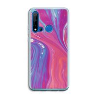Paarse stroom: Huawei P20 Lite (2019) Transparant Hoesje