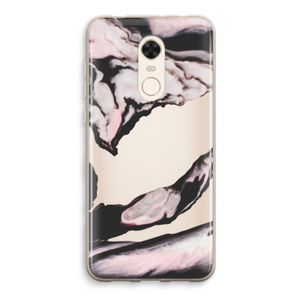 Roze stroom: Xiaomi Redmi 5 Transparant Hoesje