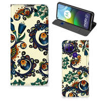 Telefoon Hoesje Motorola Moto G9 Power Barok Flower