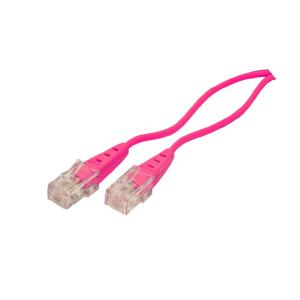 Shiverpeaks ISDN Verbindingskabel [1x RJ45-stekker - 1x RJ45-stekker] 3 m Magenta