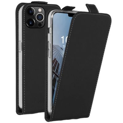 AccezzFlipcase voor Apple iPhone 13 Pro Telefoonhoesje Zwart