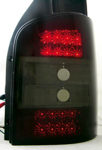 Set LED Achterlichten passend voor Volkswagen T5 2003-2015 - Smoke (voor modellen met achterklep) DLVWR71LS
