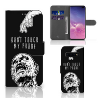 Portemonnee Hoesje Samsung Galaxy S10 Plus Zombie - thumbnail