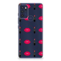 Motorola Moto G60s TPU bumper Lipstick Kiss