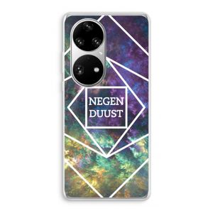 Negenduust ruimte: Huawei P50 Pro Transparant Hoesje