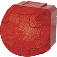 Auer Signalgeräte Signaallamp QFS 874562408 Rood Rood Flitslicht 24 V/DC, 24 V/AC, 48 V/DC, 48 V/AC