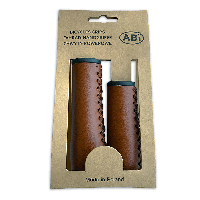 ABI echt lederen fiets handvatten 120/95mm