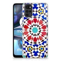 Motorola Moto G22 TPU Siliconen Hoesje Mozaïek