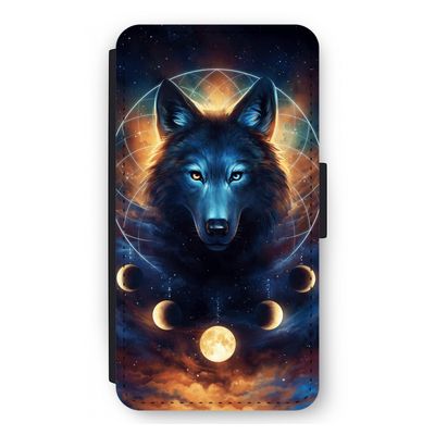 Wolf Dreamcatcher: iPhone 12 mini Flip Hoesje