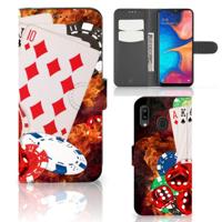 Samsung Galaxy A30 | Wallet Case | met Pasjes | Casino