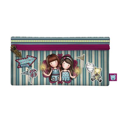 Schoolpennenzak Gorjuss Fireworks Kastanjebruin (22 x 11 x 1.5 cm)