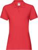 Fruit Of The Loom F520 Ladies´ Premium Polo - Red - XXL