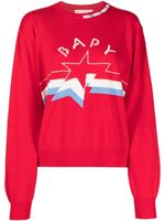 BAPY BY *A BATHING APE® pull en maille intarsia - Rouge