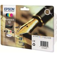 EPSON Multipack T1626 - Vulpen - zwart, cyaan, magenta, geel
