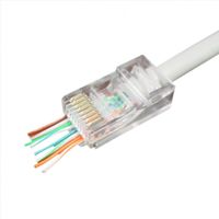 Gembird LC-PTU-01/100 kabel-connector 8P8C RJ45 Transparant - thumbnail