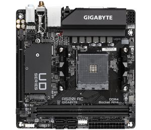 Gigabyte A520I AC Moederbord Socket AMD AM4 Vormfactor Mini-ITX Moederbord chipset AMD® A520