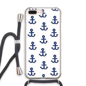 Ankers: iPhone 8 Plus Transparant Hoesje met koord