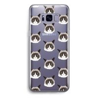 It's a Purrr Case: Samsung Galaxy S8 Plus Transparant Hoesje