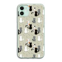 Katten: iPhone 11 Transparant Hoesje