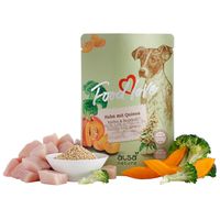 alsa-nature FOODLOVE Kip met quinoa, pompoen & broccoli,  300 g, Aantal: 12 x 300 g