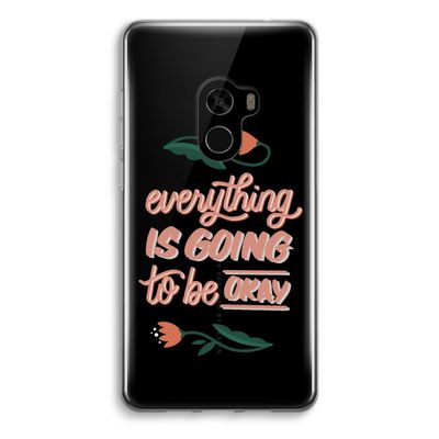 Optimistic flower girl: Xiaomi Mi Mix 2 Transparant Hoesje