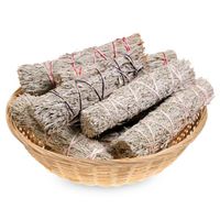 Shasta Sage Smudge Stick - 12 in een Mand - (11 cm