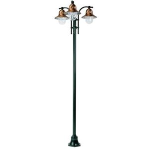 KS Verlichting Klassieke 3-lichts buitenlampToscane zwart - 5106