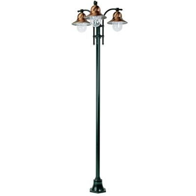 KS Verlichting Klassieke 3-lichts buitenlampToscane groen - 5106